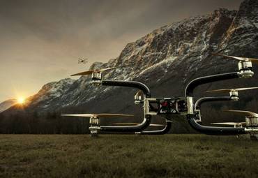 Новый норвежский дрон способен с лёгкостью транспортировать людей